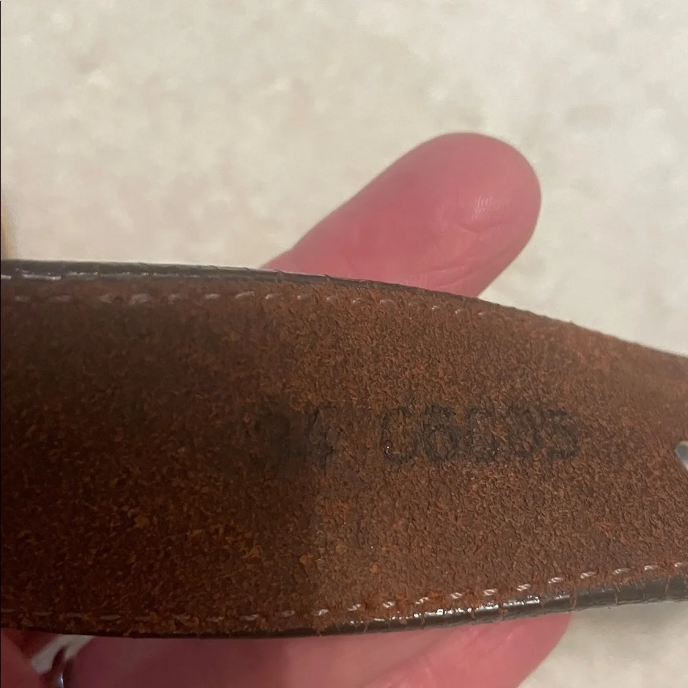 Vintage Leather Cowboy Navajo Belt